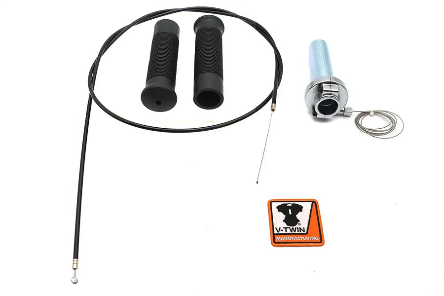 Jack Hammer 1/4 Inch Turn Twist Grip Kit - V-Twin Mfg. 1