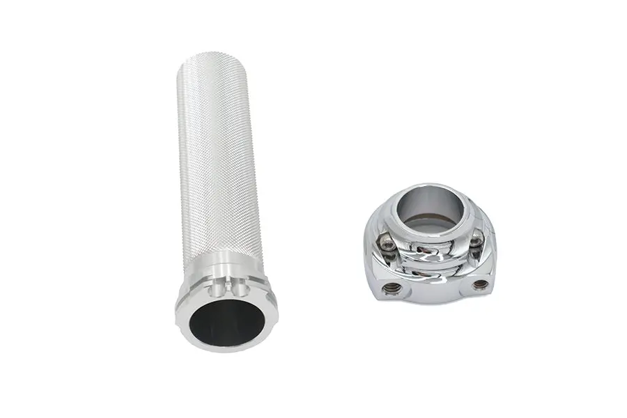 Anderson Twist Grip Assembly Chrome - V-Twin Mfg. 1