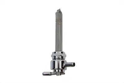 Pingel Metric Smooth Petcock Under Spigot With Nut Chrome - V-Twin Mfg. 1