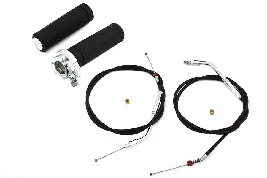 Dual Handlebar Throttle Cable Assembly - V-Twin Mfg. 1