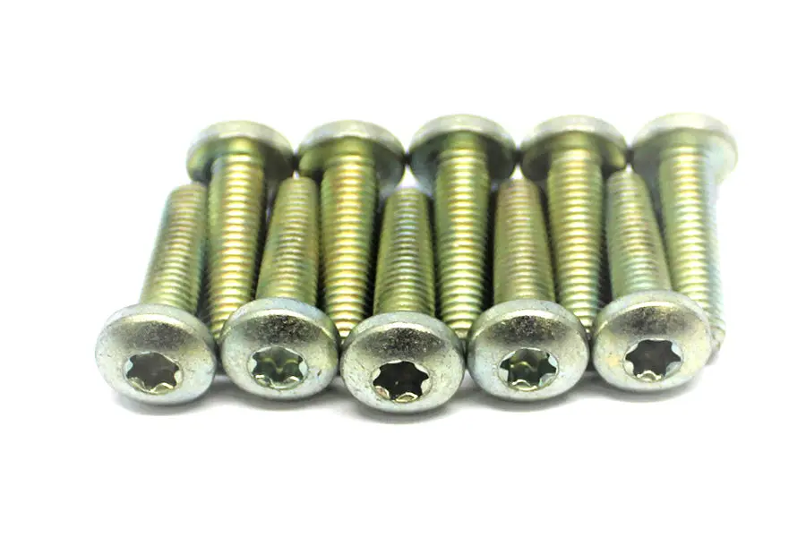Disc Front Brake Rotor To Hub Torx Screw Kit Zinc Plated - V-Twin Mfg. 1