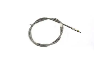 Braided Stainless Steel Throttle Cable With 30 Inch Casing - V-Twin Mfg. 1