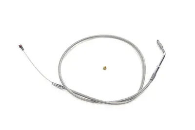 36 Inch Stainless Steel Idle Cable - V-Twin Mfg. 1