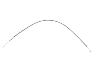 52.50 Inch Braided Stainless Steel Clutch Cable - V-Twin Mfg. 1