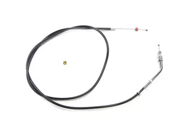 Black Throttle Cable With 43.635 Casing - V-Twin Mfg. 1