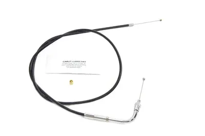38 Inch Black Throttle Cable - V-Twin Mfg. 1