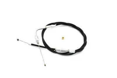 38 Inch Black Throttle Cable - V-Twin Mfg. 1