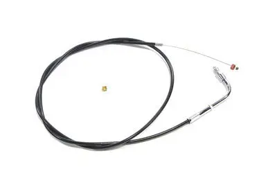 33.5 Inch Black Throttle Cable 90° Elbow Fitting - V-Twin Mfg. 1