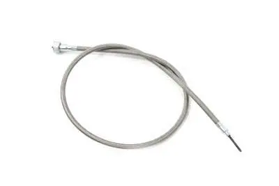 36 Inch Braided Stainless Steel Speedometer Cable - V-Twin Mfg. 1