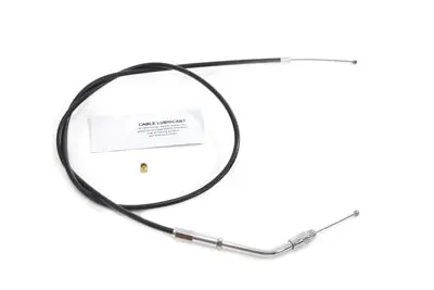 Black Throttle Cable With 39-1/4 Inch Casing - V-Twin Mfg. 1