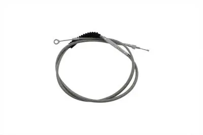 72.69 Inch Braided Stainless Steel Clutch Cable - V-Twin Mfg. 1