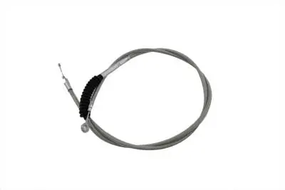 74.69 Inch Braided Stainless Steel Clutch Cable - V-Twin Mfg. 1