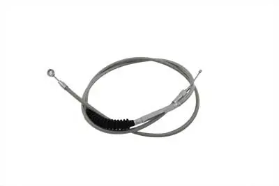 76.69 Inch Braided Stainless Steel Clutch Cable - V-Twin Mfg. 1