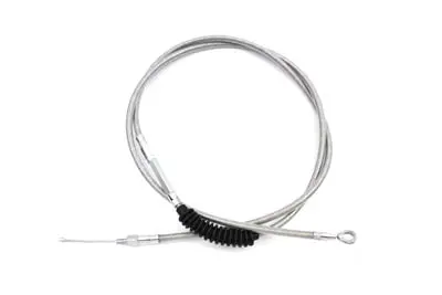 78.69 Inch Braided Stainless Steel Clutch Cable - V-Twin Mfg. 1