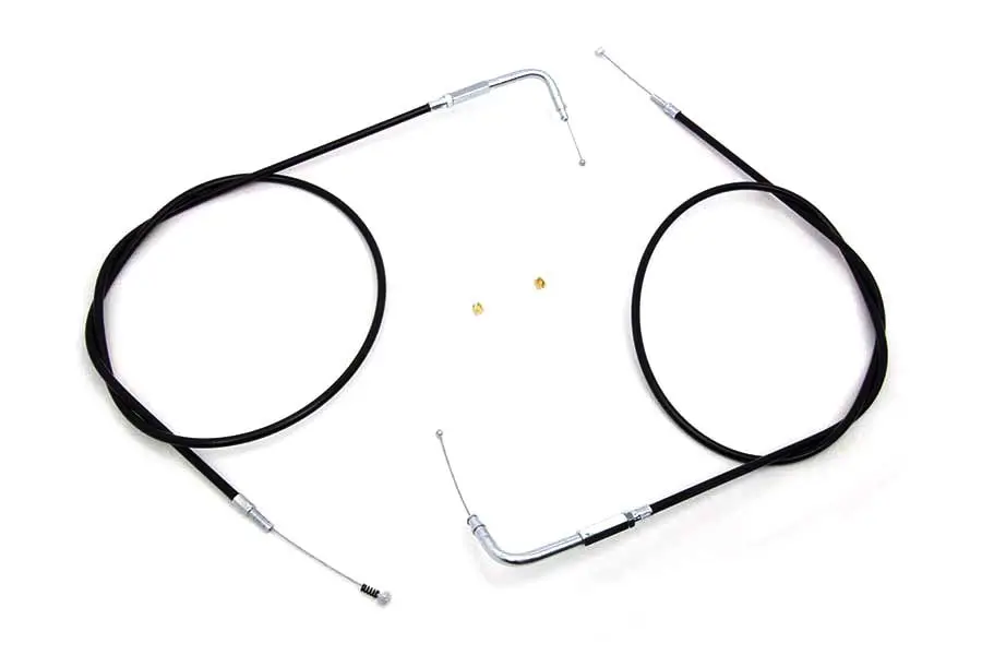46.25 Inch Throttle And Idle Cable Set - V-Twin Mfg. 1