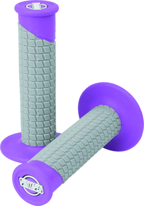 Protaper Clamp-On Pillow Top Grips - Neon Purple/Gray 1