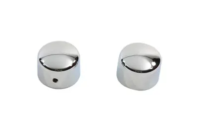 Chrome Front Axle Nut Cap Set - V-Twin Mfg. 1