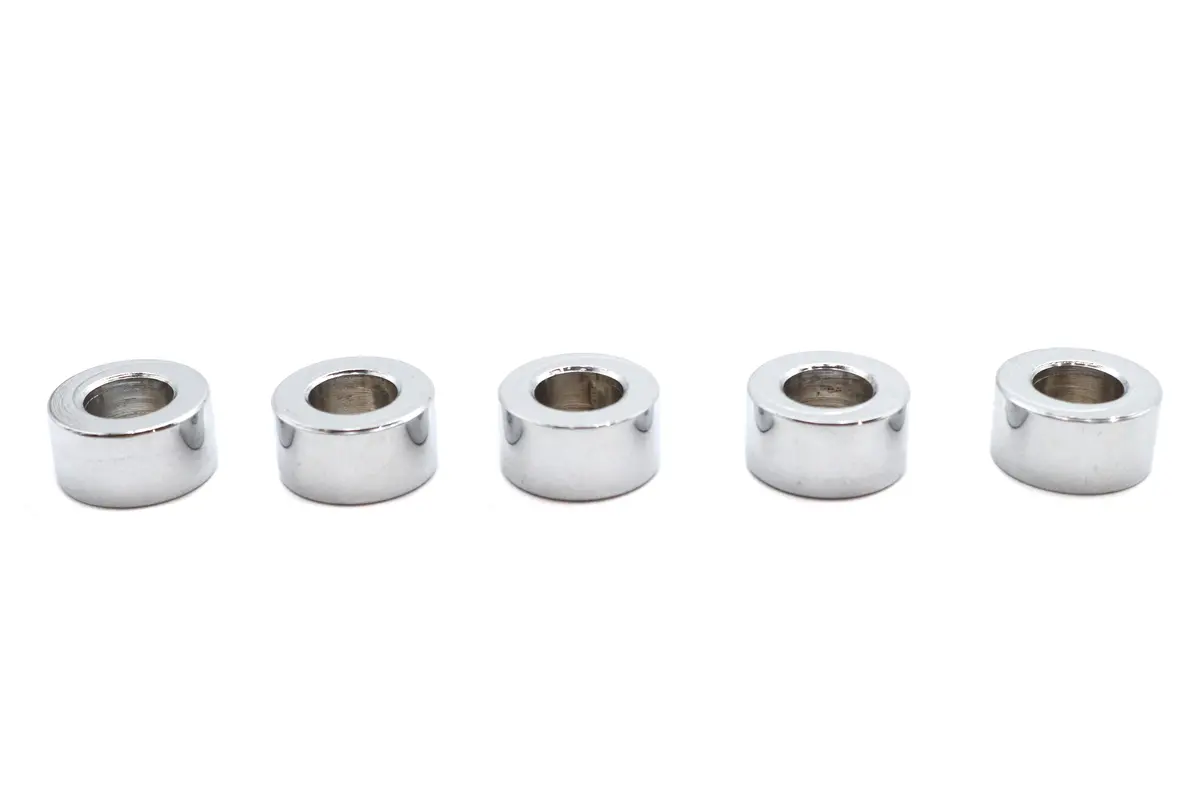 Chrome Spacers 3/8 Inch X 3/4 Inch X 3/8 Inch - V-Twin Mfg. 1