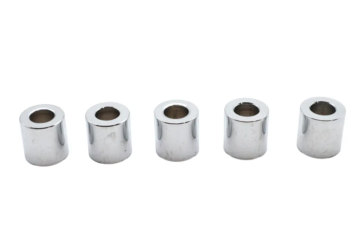 Chrome Spacers 3/8 Inch X 3/4 Inch X 3/4 Inch - V-Twin Mfg. 1