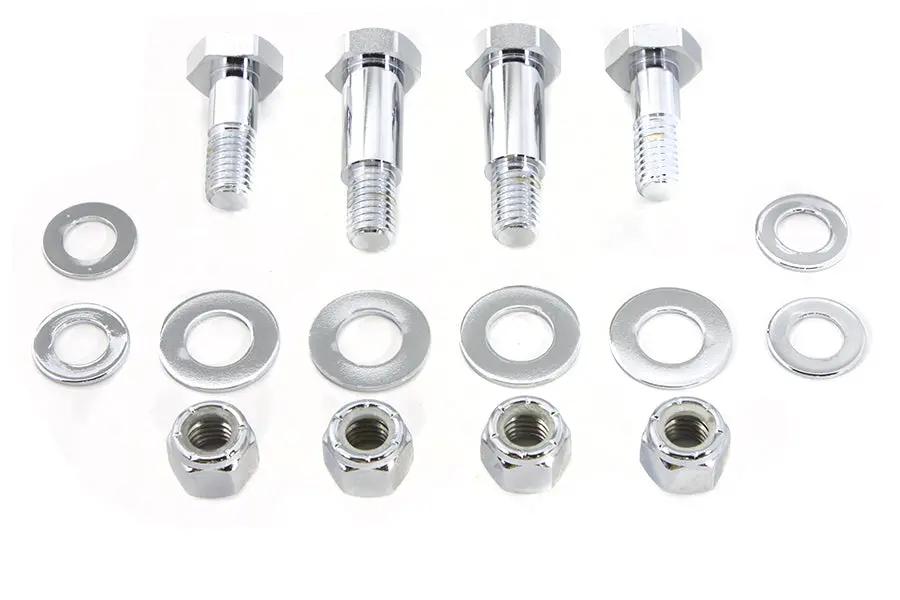 Shock Bolt Set Chrome - V-Twin Mfg. 1