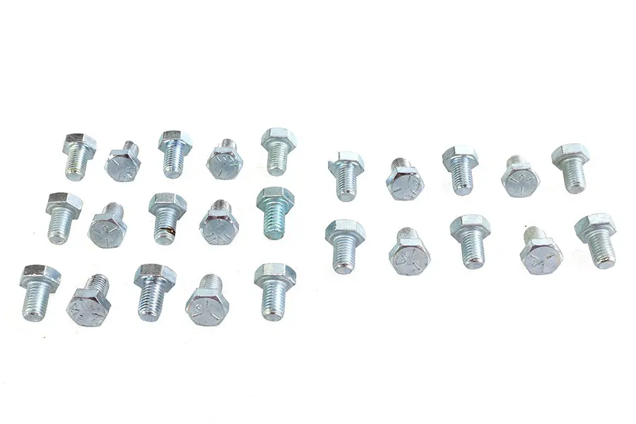 Hex Cap Bolts Zinc 5/16 Inch X 1/2 Inch - V-Twin Mfg. 1