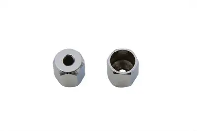 Oe Turn Signal Bar End Nuts Chrome - V-Twin Mfg. 1