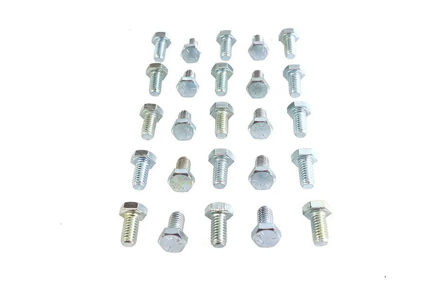 Hex Cap Bolts Zinc 5/16 Inch X 5/8 Inch - V-Twin Mfg. 1