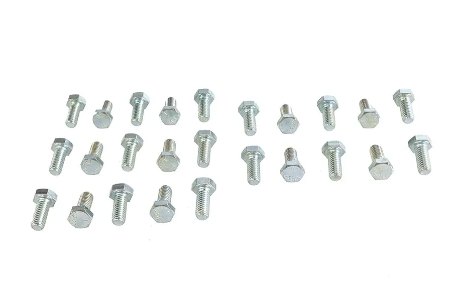 Hex Cap Bolts Zinc 5/16 Inch-18 X 3/4 Inch - V-Twin Mfg. 1