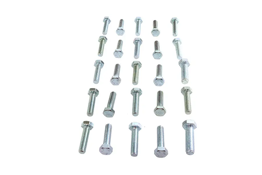 Hex Cap Bolts Zinc 5/16 Inch X 1-1/4 Inch - V-Twin Mfg. 1