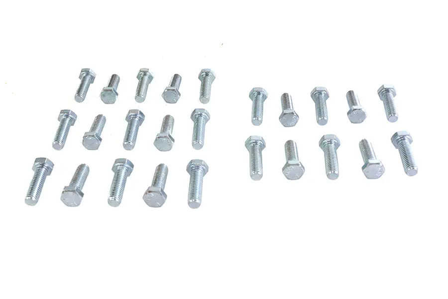 Hex Cap Bolts Zinc 3/8 Inch X 1-1/4 Inch - V-Twin Mfg. 1