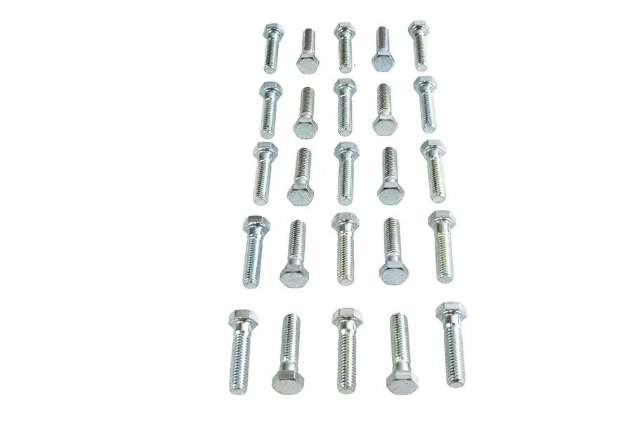 Hex Cap Bolts Zinc 3/8 Inch-16 X 1-1/2 Inch - V-Twin Mfg. 1