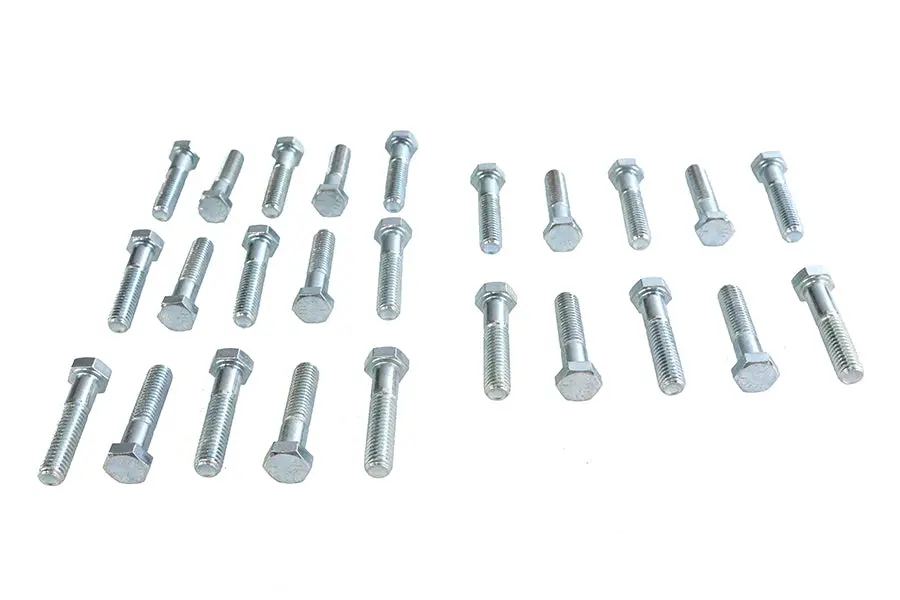 Hex Cap Bolts Zinc 3/8 Inch X 1-3/4 Inch - V-Twin Mfg. 1