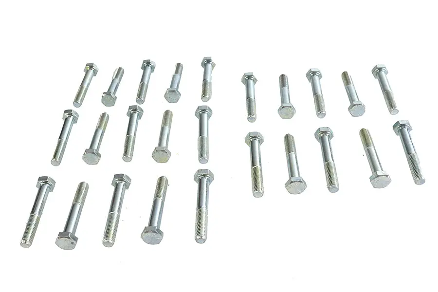 Hex Cap Bolts Zinc 5/16 Inch X 2 Inch - V-Twin Mfg. 1