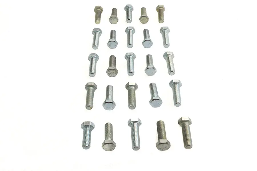 Hex Cap Bolts Zinc 3/8 Inch X 1-1/4 Inch - V-Twin Mfg. 1