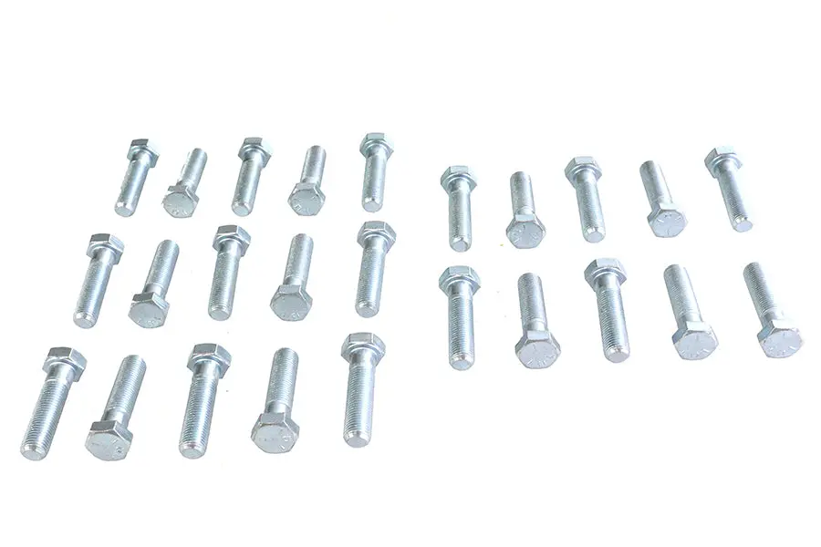 Hex Cap Bolts Zinc 3/8 Inch X 1-1/2 Inch - V-Twin Mfg. 1