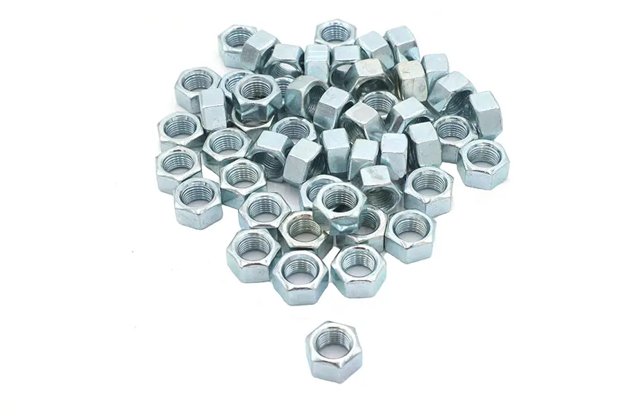 Zinc Hex Nuts 1/2 Inch-20 Standard - V-Twin Mfg. 1