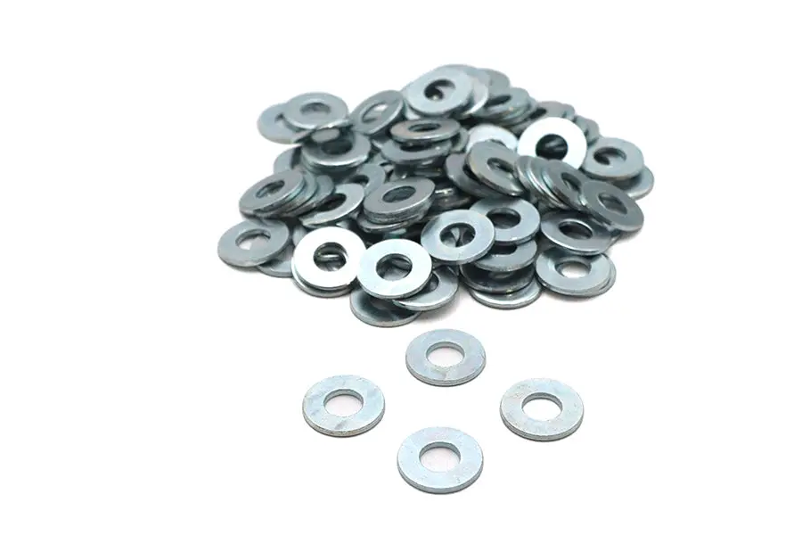 Zinc Flat Washers 1/4 Inch Inner Diameter - V-Twin Mfg. 1