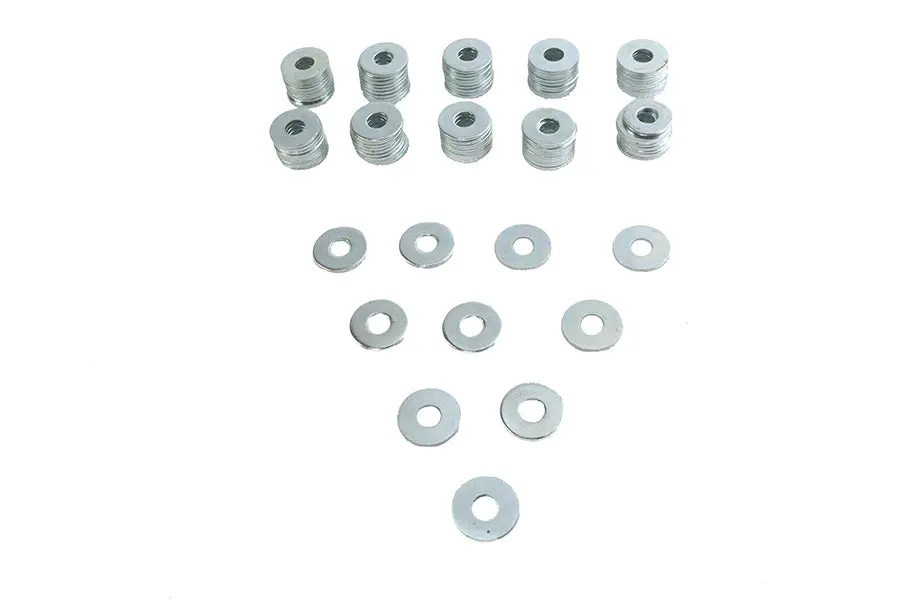 Zinc Flat Washers 7/16 Inch Inner Diameter - V-Twin Mfg. 1