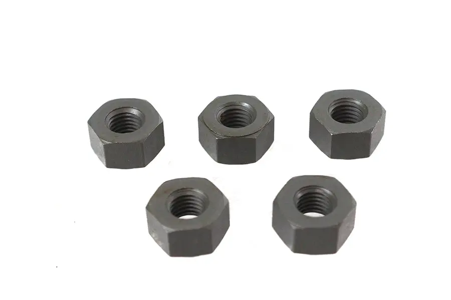 Parkerized Hex Nuts 5/16 Inch-24 - V-Twin Mfg. 1
