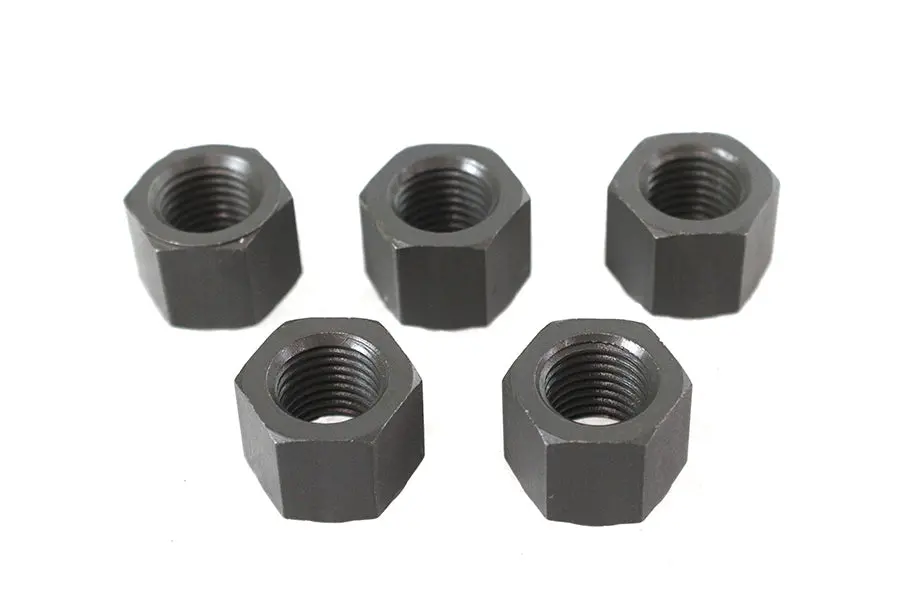 Parkerized Hex Nuts 7/16 Inch-20 - V-Twin Mfg. 1