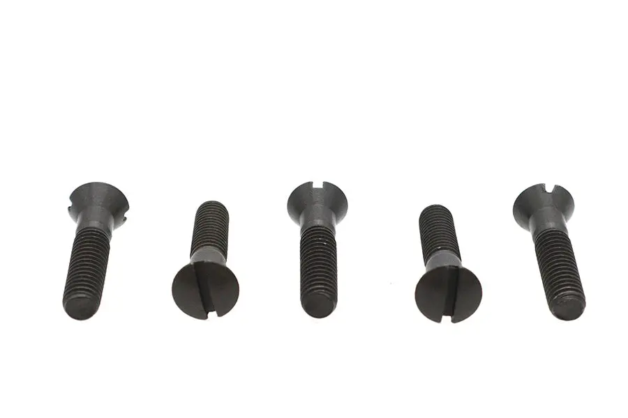 Oval Countersunk Head Screws 1/4 Inch-24 X 1-1/8 Inch - V-Twin Mfg. 1