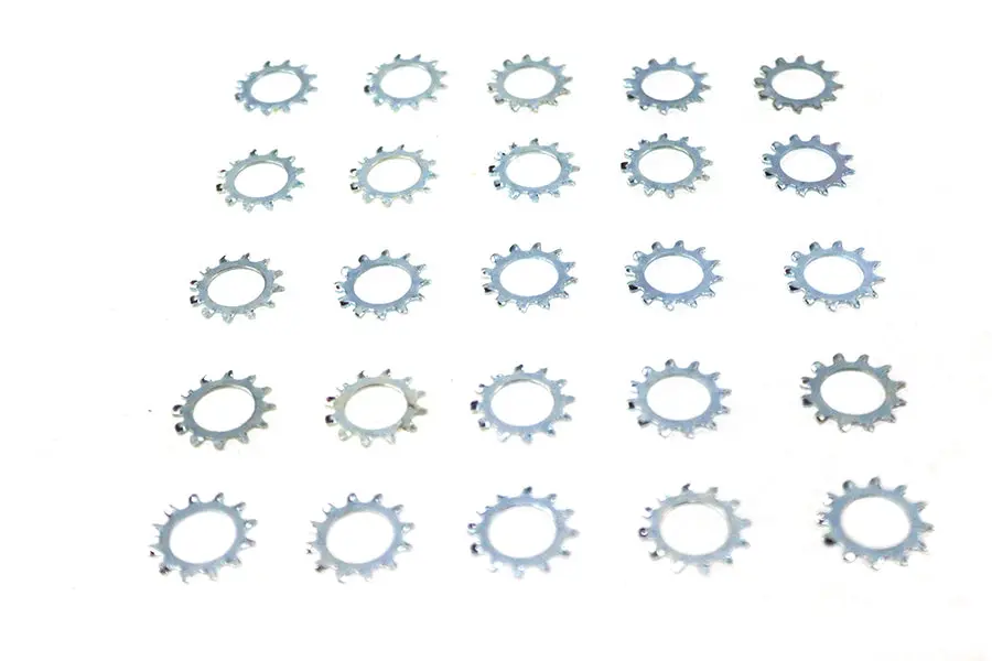 Zinc Shakeproof Lock Washers 1/2 Inch Inner Diameter - V-Twin Mfg. 1