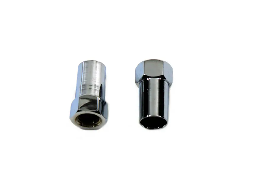 Shifter Rod Tapered Jam Nut Set Chrome - V-Twin Mfg. 1