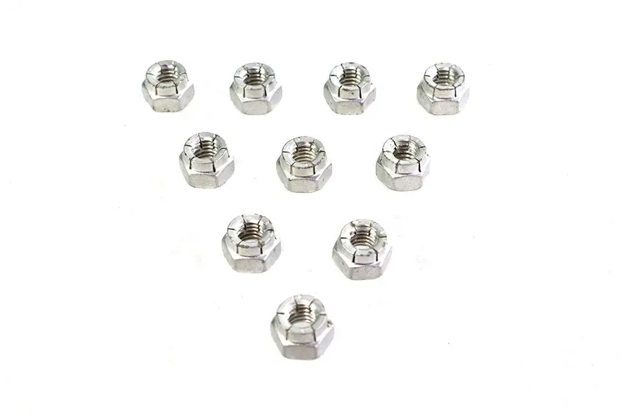 Flexloc Nuts 5/16 Inch-18 Cadmium - V-Twin Mfg. 1