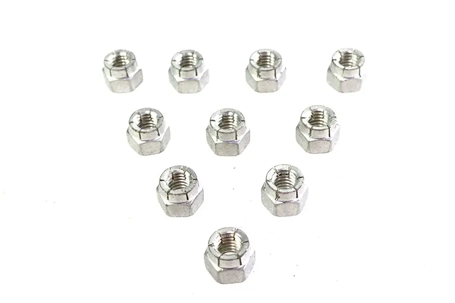 Flexloc Nuts 3/8 Inch-16 Cadmium - V-Twin Mfg. 1
