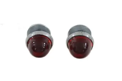 License Plate Reflector Set Red - V-Twin Mfg. 1