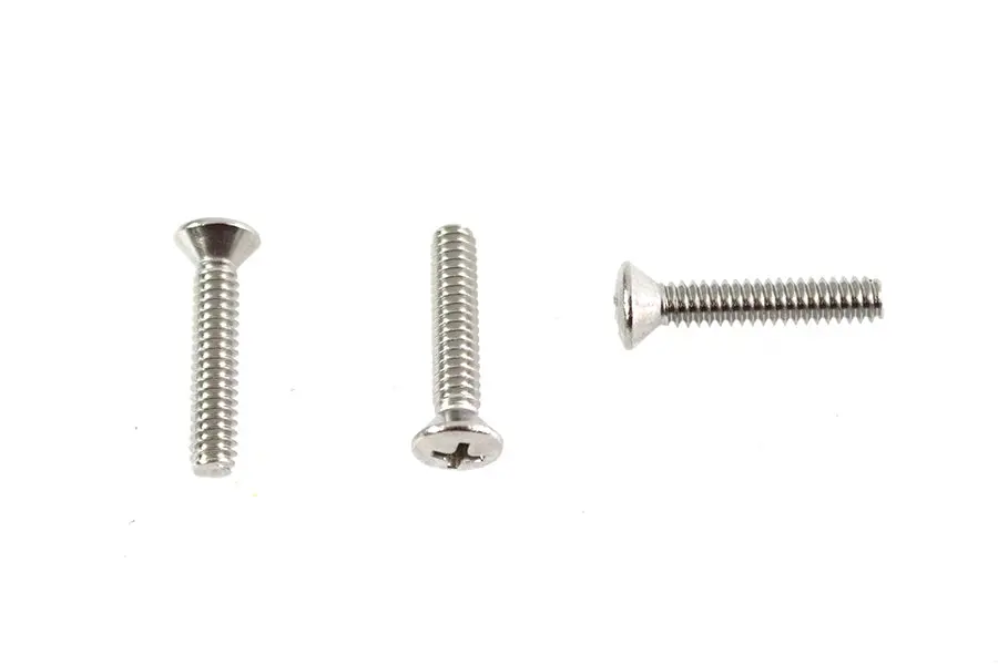 Oval Head Screws Mount Kit Stainless Steel - V-Twin Mfg. 1