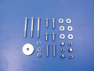 Chrome Engine Mount Bolt Set - V-Twin Mfg. 1