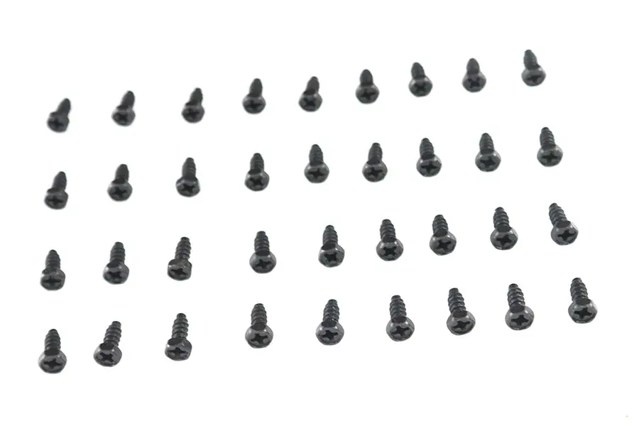 Rocker Box Cover Screw Set Black - V-Twin Mfg. 1