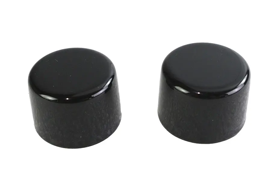 Short Magnetic Docking Points Cover Set Gloss Black - V-Twin Mfg. 1